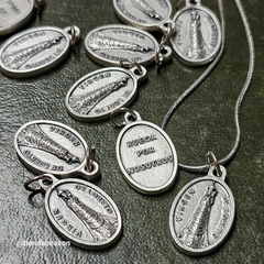 collar con medalla virgen de loreto - comprar online