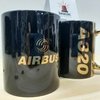 taza dorada airbus 320