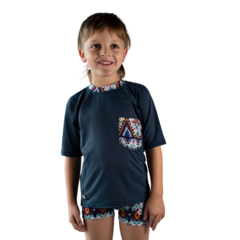 Remera Origami niños con proteccion UV - comprar online