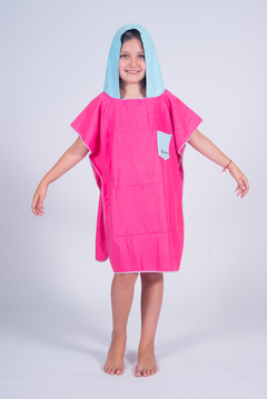 Poncho Microfibra Origami Niños Liso - Origami Company - Artículos para tu Bienestar
