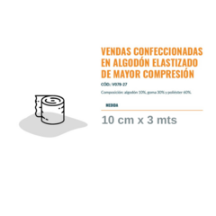 Venda Elástica Varices Compresion Lesiones 10 Cm Agnovedades - comprar online