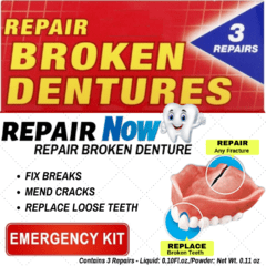 Kit Reparacion Protesis Dentadura Profesional Agnovedades