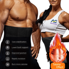 Faja Termica Reductora Compresion Sauna Neoprene Agnovedades