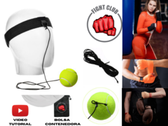 Imagen de Boxeo Jab Reflex Premium C/s Guantes Foco Bolsa Agnovedades