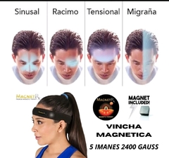Vincha Magnética Migraña Cefalea Dolor De Cabeza Agnovedades - AGNOVEDADES