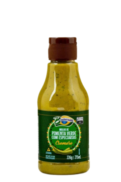 Molho Cremoso de Pimenta Verde com Especiarias Brasileiríssimo 215ml