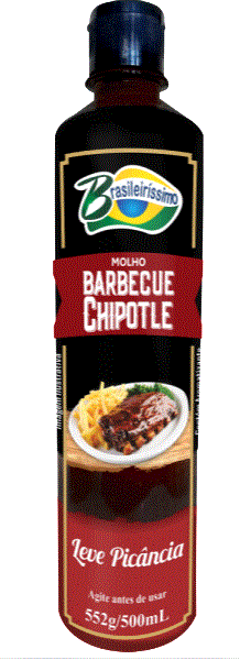 Molho Barbecue Chipotle Brasileiríssimo 500 ml