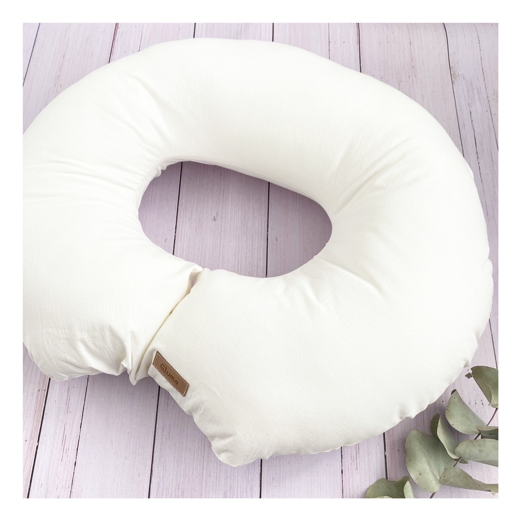 Almohadon de amamantar Tusor Marfil GLUMA