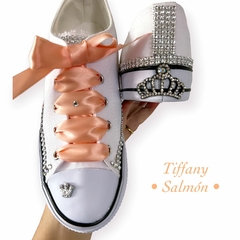 ZAPATILLA TIFFANY SALMON CON DIJE REGALO + BOLSA TELA