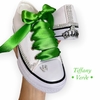 ZAPATILLA TIFFANY VERDE CON DIJE REGALO + BOLSA TELA