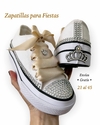 ZAPATILLA PLATAFORMA + STRASS puntera + DIJE regalo + BOLSA