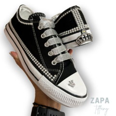 ZAPATILLA NEGRA CON DIJE REGALO + BOLSA TELA - comprar online