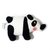 Mini sonajero panda - comprar online