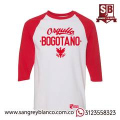 Camiseta 3/4s Santa Fe Roja - tienda online