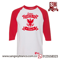 Camiseta 3/4s Santa Fe Roja en internet