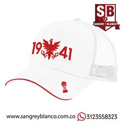 Gorra Blanca con Línea