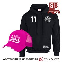 CAPOTERO NEGRO + GORRA - comprar online