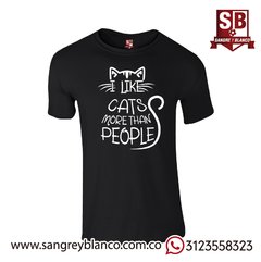 Camiseta I Like Cats en internet