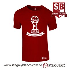 Camiseta Hombre Copa Sudamericana - Sangre y Blanco