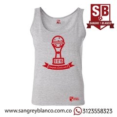 Camiseta/Esqueleto Mujer Copa Sudamericana - Sangre y Blanco