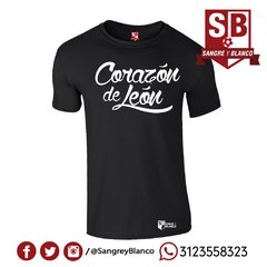Camiseta Hombre Corazón de León - comprar online