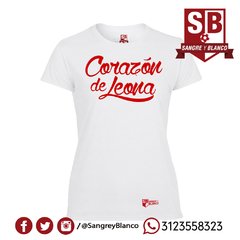 Camiseta/Esqueleto Mujer Corazón de Leona - tienda online