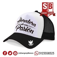 GORRA HEREDERA DE UNA PASIÓN en internet