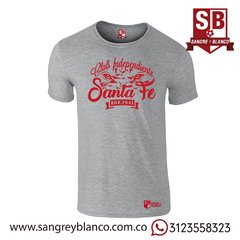 Camiseta Hombre Ind. Santa Fe - Sangre y Blanco