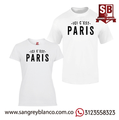 Camiseta Ici C'est Paris