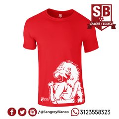 Camiseta Hombre León Sangre Y Blanco - comprar online