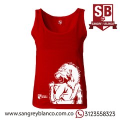 Camiseta Mujer León Sangre y Blanco - comprar online