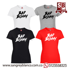 Camiseta Bad Bunny Letras - comprar online