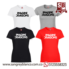 Camiseta Imagine Dragons Letras - comprar online