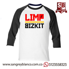 Camiseta 3/4s Limp Bizkit #2 - comprar online