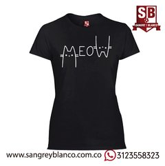 Camiseta Meow en internet