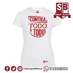 Camiseta/Esqueleto Mujer Contra todo y Todos - tienda online