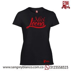 Camiseta/Esqueleto Mujer Nací Leona - comprar online
