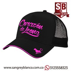 Gorra Negra-Fucsia con Línea - comprar online