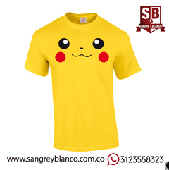 Camiseta Cara pikachu