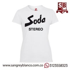 Camiseta Retro Soda - Sangre y Blanco