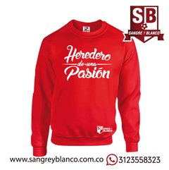 Saco Rojo Santa Fe - Sangre y Blanco