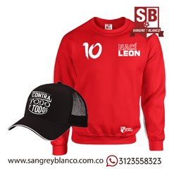 SACO ROJO + GORRA