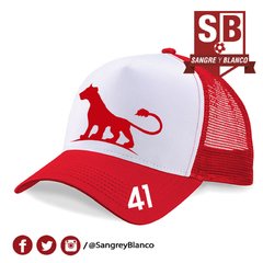 GORRAS LEÓN y LEONA - Sangre y Blanco