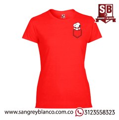Camiseta Snoopy Bolsillo - comprar online