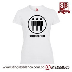 Camiseta Soda Stereo - Sangre y Blanco