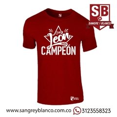 Camiseta Hombre Soy León,Soy Campeón