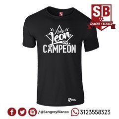 Camiseta Hombre Soy León,Soy Campeón - Sangre y Blanco