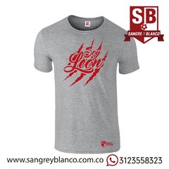 Camiseta Hombre Soy León-Rasguño - Sangre y Blanco