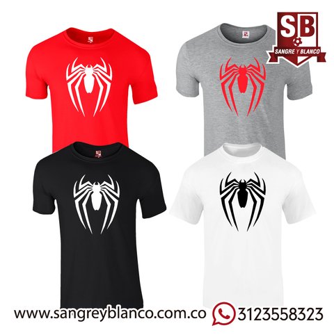 Camiseta Spiderman Comprar en Sangre y Blanco