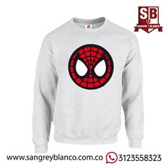 Saco Spiderman cara - Sangre y Blanco